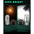 Miniatyrbilde 3 av 4: 10 stk hvite T10 501 W5W 194 168 2825 LED-pære 2-3030-SMD for bilens interiørlys for dashbord sidelys skiltlys pære (DC 12V)