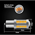 Miniatyrbillede 4 af 5: 4 stk. Amber 1156 (180 °) LED bil LED'er 900LM Super lyse blinklys for og bag 12-30V 3,6W 3,6W