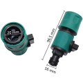 Miniatyrbillede 3 af 4: Plastikventil med hurtigkobling Landbrugshavevanding Forlæng slange Vandingsslange Fittings Slange Adapter Kommutere