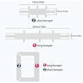 Miniatyrbillede 5 af 5: Babysengekofanger - 4 sider - 3D mesh-foring sikker for luftcirkulation