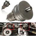 Miniatyrbild 2 av 2: Startmotor drevsats startkopplingssats för moped GY6 50/80cc