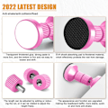 Miniatyrbillede 2 af 4: 4 stk. (Pink) Anti-Shake Justerbar Tråd Senge Rammer, 42mm-110mm, Justerbar Hovedgærde Tårn til Seng, Garderobe, Sofa, Hovedgærde
