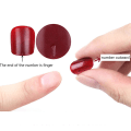 Miniatyrbild 4 av 5: Naglar Mandel Medium Long Pearl White Fake Nails Gloss Full Coverage Nails Klassiska Sticky Nails Akrylnaglar för Kvinnor och Flickor 24 Stycken