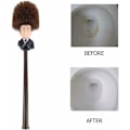 Miniatyrbillede 5 af 5: Emmanuel Macron Toiletbørste Toiletbørste Frankrig Præsident Toiletbørste Sjov Toiletrenser (Farve : Chokolade), SUMOR5661