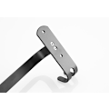 Miniatyrbillede 3 af 4: Sort håndklædeholder til toilet i aluminium til badeværelse (50 cm)