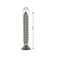 Miniatyrbillede 5 af 5: Skygge Sejl Hardware Kit - 304 Rustfrit Stål Sol Sejl Installations Kit - 6\" - til Installation af Rektangulære og Trekantede Skygge Sejl til Terrasse, Gar