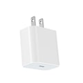 Miniatyrbilde 4 av 4: Plug-pd hurtiglading hode datakabelsett egnet for mobiltelefonlader original 20w mobiltelefonlading hode US-standard