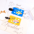 Miniatyrbilde 3 av 5: Bagasjelapper, 3 stk. Bagasjelapper PVC Bagasjelapper, Reisekoffert Bagasjelapper ID-lapper for visittkort, Reisetilbehør (Flerfarget)
