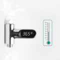 Miniatyrbild 4 av 5: LED-display Celsius vattentermometer, självgående elvatten, digital duschtermometer för bad och simning