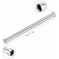 Miniatyrbilde 2 av 5: 30 cm dusjarm, G3/4 dusjarmforlengelse, dusjhodeforlengelse, Nedre eple krom kobberrør tilbehør dusjhodeforlengelse (10 tommer)