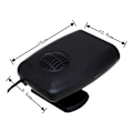 Miniatyrbillede 2 af 4: Universal bærbar bilvarmeblæser 150 W 24 V, 2 i 1 Enfect fingeraftryk 2 i 1 varme Køling Tør Belysning Rotation 360 GRADER