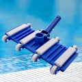 Miniatyrbild 4 av 4: 1 pool dammsugare med hjul, 14-tums robust huvud, flexibel pool dammsugare med pivot (stång ingår ej)