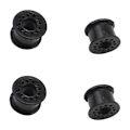 Pikkukuva 1 / 5: 4 kpl Vaihdevivun vaijerin kannettava muoviliitos musta 4S6P7412AA malleihin Fiesta Focus 500144831