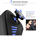 Miniatyrbillede 3 af 5: Mus, Ergonomisk USB-kablet vertikal mus med [5 D Rocker] [10000 DPI] [11 programmerbare knapper], RGB Gaming Mus til Gamer/PC/Laptop/Computer