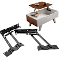 Miniatyrbillede 3 af 3: KaffeBord Fjederhængsel, 1 Par Foldbar Løft Op KaffeBord Mekanisme Hardware Top Løft Ramme Møbler Fjederhængsler Tilbehør