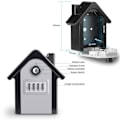 Miniatyrbilde 2 av 5: 1 stk. (svart) Veggnøkkelboks med digital kode og nødnøkler, stor nøkkelsafe boks format XL format med utendørsnøkkel for hus, kontor, fabrikk, ga