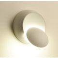 Miniatyrbild 3 av 4: Modern minimalistisk kreativ justerbar LED vägglampa i halvmåneform (vit modell, varmt ljus 5W)