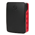 Miniatyrbillede 1 af 5: ABS beskyttelsesetui, klikåbning, præcist hul, korrosionsbestandighed til Raspberry Pi 4B (Rød Sort)