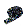 Pikkukuva 1 / 5: (Musta, 30mm) Akryyli jalokivi nauha timantti glitter nauha jalokivet