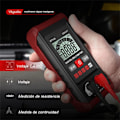 Miniatyrbild 2 av 5: Digital multimeter, multifunktionell voltmeter 2000 punkter, AC- och DC-spänningsmätning, resistans, kontinuitet, NCV, detektering av neutral och under t