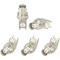 Miniatyrbilde 1 av 3: Kontakt BNC 50 OHM BNC FEMALE BULKHEAD SUD PCB Rettvinklet kontakt RF Koaksialadapter med Lavt Tap for RF Applikasjon CCTV Broadcast (5 deler)
