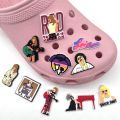 Miniatyrbild 1 av 5: 10 st 3D-träskor Sandaler Prydnader (Taylor Swift), Skosmycken, Söta Skoprydnader för Träskor Skor Sandaler Armband DIY