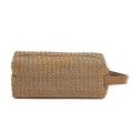 Miniatyrbilde 1 av 4: Kapasitets-PP-gress Reise Kosmetik Organizer Oppbevaringspose Vaskpose Sminkepose. (brun)(1stk)