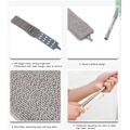 Miniatyrbilde 3 av 5: 140cm teleskopisk støvbørste, mikrofiber støvbørste med rustfritt stålhåndtak, vaskbar fleksibel støvbørste for sofa seng møbler gulv husholdningsstøvbørste