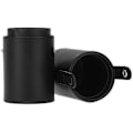 Miniatyrbillede 2 af 5: Stor makeup børsteholder i læder, bærbar rejsepensel opbevaringsboks (sort)