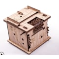 Miniatyrbillede 1 af 5: Sort Walnut Farve Escape Room 60min i Æske Kat Model Træ 3D Puslespil Box Logik Spil Gaveæske Quest Box