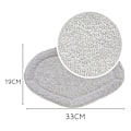 Miniatyrbillede 2 af 5: (6 stk.) Genanvendelige mikrofiber udskiftningspuder kompatible med vaskbare opladningspuder til damprenser Polti Vaporetto Smart 40 Smart 35