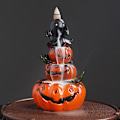 Miniatyrbillede 2 af 5: Harpiks Halloween Græskar Tilbageflow Røgelse Brænder Kreativ Spøgelsesfestival Tilbageflow Aromaterapi Brænder