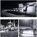 Miniatyrbillede 4 af 5: 10X LED Sidemarkeringslys 12/24V LED Positionslys Trailer Sidelygte Advarselslys til Lastbil RV Campingvogn (Hvid)