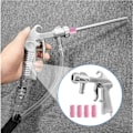 Miniatyrbild 4 av 4: Tryckluftdriven sandblästringspistol med 4 munstycken (4,5 mm/5 mm/6 mm/7 mm) Kit med sandblästrar för sand
