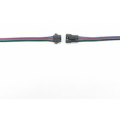 Miniatyrbillede 4 af 4: 20 par 4-bens SM JST-kabel, han til hun EL-kabel LED-strip-stik