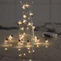 Miniatyrbillede 5 af 5: Julelysende guirlande snemand 2,2 m julepynt til jul Ho Have Indendørs Værelse Udendørs Dekoration (Stil A)