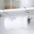 Pikkukuva 5 / 5: 1 kpl keittiöpaperiteline, kaapin päälle asennettava ruostumattomasta teräksestä valmistettu pyyheteline, hyllyn alle asennettava WC-paperiteline