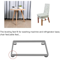 Miniatyrbilde 5 av 5: 6 stk. Justerbare møbelben Nivelleringspute Base Ben Bord Stol Justerbar Gulvbeskytter M6 x 25mm