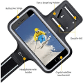 Miniatyrbillede 5 af 5: Sport Armbånd, Universal Running Armbånd til iPhone 13/13 Pro/12/12 Pro/11/11 Pro/XR/X/8/7 Op til 6,1\" Justerbar Forlængerrem Miljøvenlig Lycra
