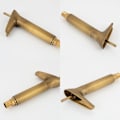 Miniatyrbillede 3 af 5: Vintage stil vandfald vandhane vask vandhane badeværelse messing vandhane top vandhane mixer blandingsbatteri varmt og koldt blandingsbatteri vask vandhane med 2 rør, guld
