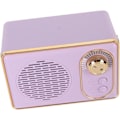 Pikkukuva 1 / 5: 5W Kaiutin Mini Bluetooth-kaiutin, Käyttöaika 6 Tuntia Retro Bluetooth-kaiutin Vintage 10m Lähetysetäisyys Leirintäkoriste (Violetti)