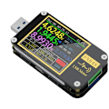 Miniatyrbild 1 av 5: FNB48 Hög hastighet kapacitansdetektor Multifunktionell handhållen LCD-display Amperemeter Voltmeter USB-testare