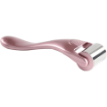 Miniatyrbillede 1 af 5: Isrulle til ansigt og øjne, rustfrit stål ansigts isrulle isrulle ansigts kropsmassager til at reducere øjenposer (rosaguld)