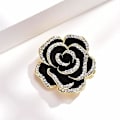 Miniatyrbillede 4 af 5: Kvindernes Roseformede Brosche, Morsdagsgaver, Legering Brosche, Elegant Brosche, Fancy Brosche Rose Blomst Rhinestone Indlæg, Tilbehør Brosche, Pin Badge
