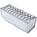 Miniatyrbillede 1 af 5: (11 rum) Foldbar skuffeorganisator - 1 stk. undertøjsopbevaring, kommode tøjorganisator til sokker, undertøj, babytøj, slips, grå