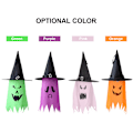 Pikkukuva 3 / 3: Halloween-koristehattu värikäs valaiseva noidanhattu paikan asettelun rekvisiittahame taikurin hattu aave riipus