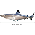 Miniatyrbilde 1 av 3: Shark Metall Kunst Veggdekorasjon Stue Soverom Hjemmedekorasjon