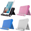 Miniatyrbilde 1 av 5: 4-pak justerbart sammenleggbart plastskrivebordsstativ for 6-11 tommers nettbrett, kompatibel med iPhone 12 Pro Max 11 Samsung Galaxy Noten Android alle smarttelefoner