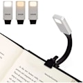 Miniatyrbilde 1 av 5: Oppladbar Leselampe, LED Leselampe for Lesing i Sengen, 3 Fargetemperaturer (Gul, Hvit, Blandet) - Justerbar Lysstyrke, Boklampe for Bo