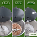 Miniatyrbillede 5 af 5: Skålreduktion til Thermomix, Blender Skål Divider Kompatibel med Thermomix TM5, TM6, Reducer, Hak og Forebyg Sprøjt for Køkken Tilbehør Værktøjer